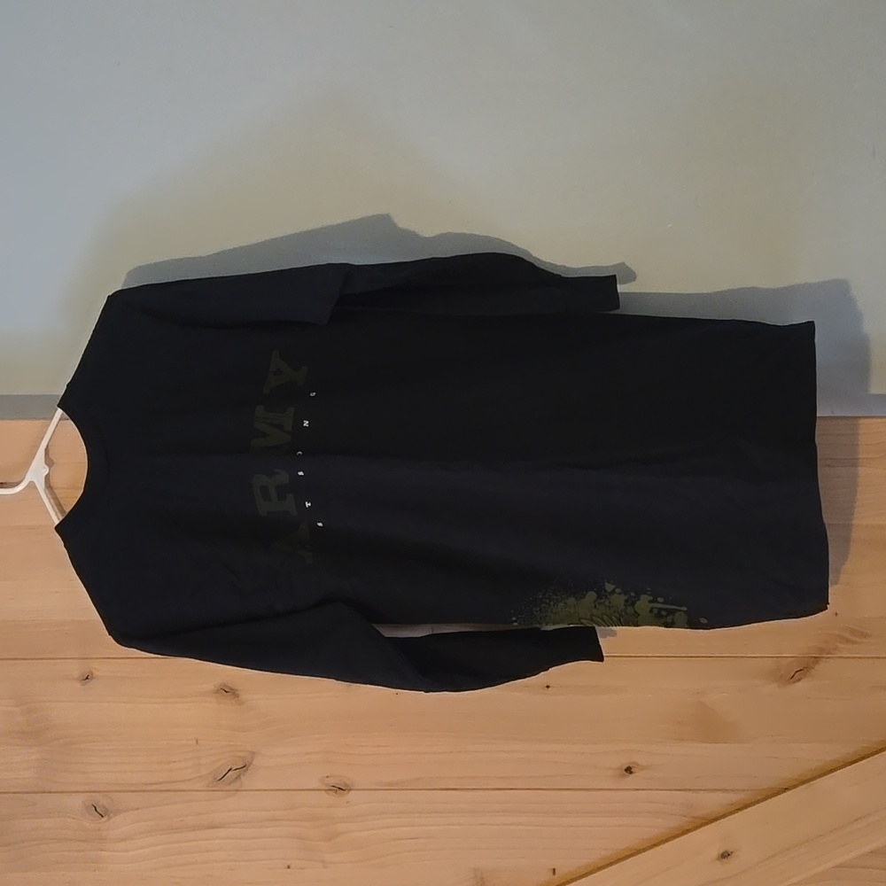 Army, Medium, Black Graphic Tunic/Dress/Nighty